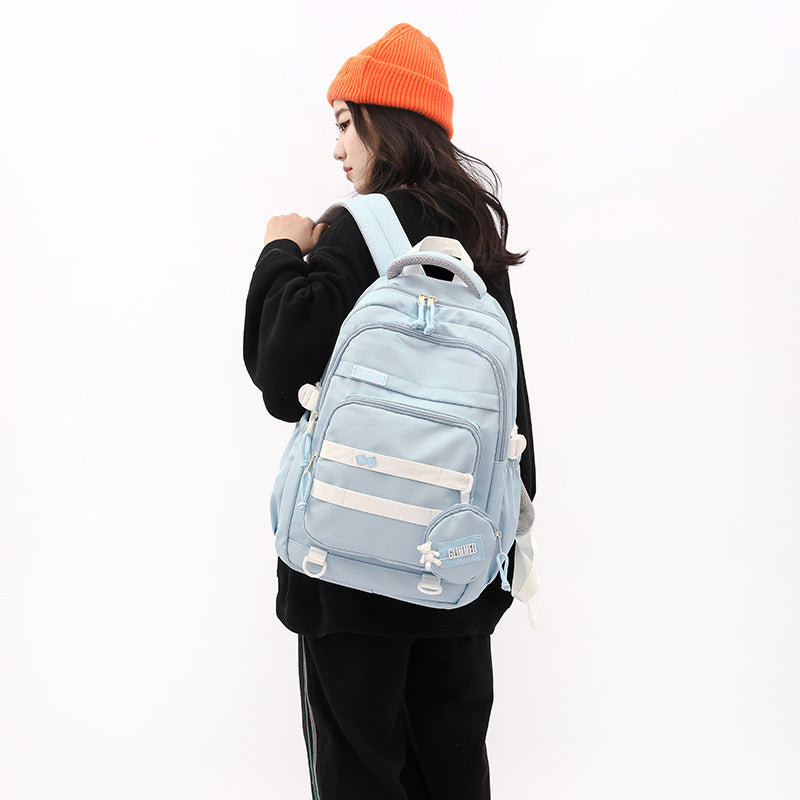 New Nylon Backpack for Students - Lightweight & Spacious