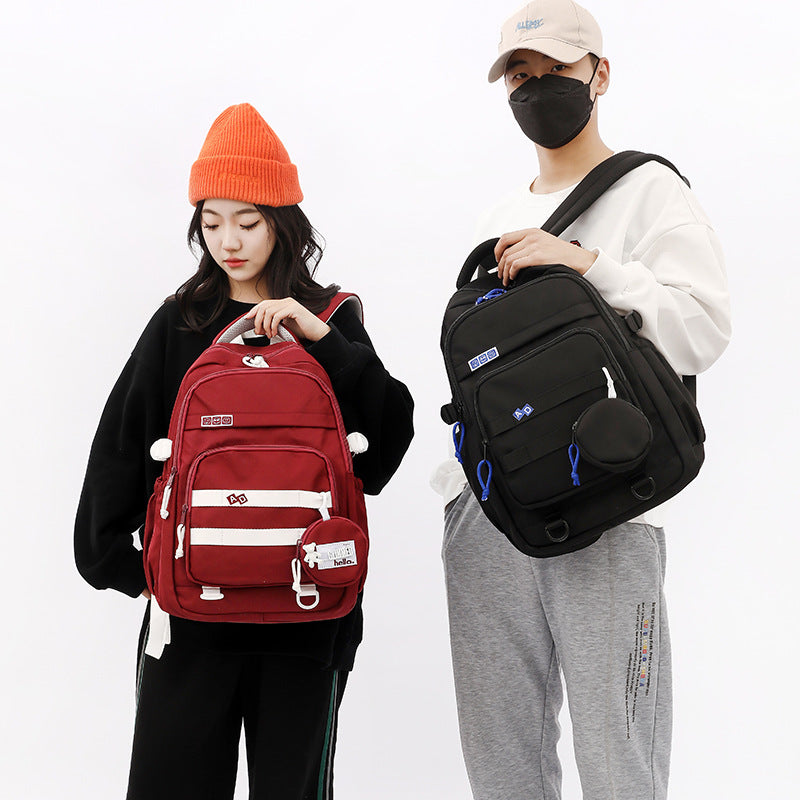 New Nylon Backpack for Students - Lightweight & Spacious