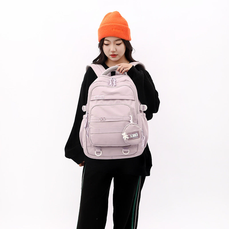 New Nylon Backpack for Students - Lightweight & Spacious